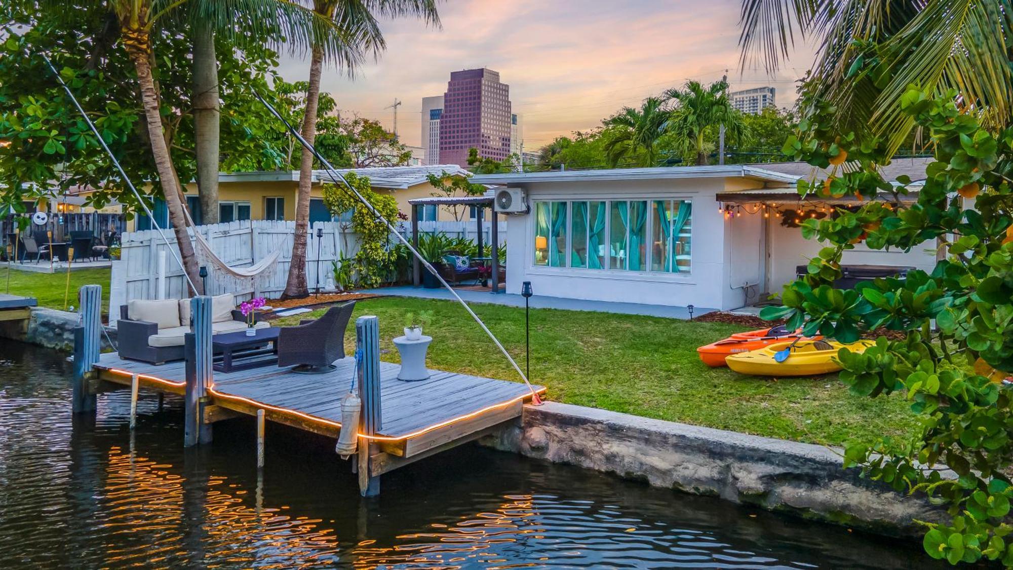 Riverwalk Villa I Private Dock & Hot Tub Fort Lauderdale Dış mekan fotoğraf