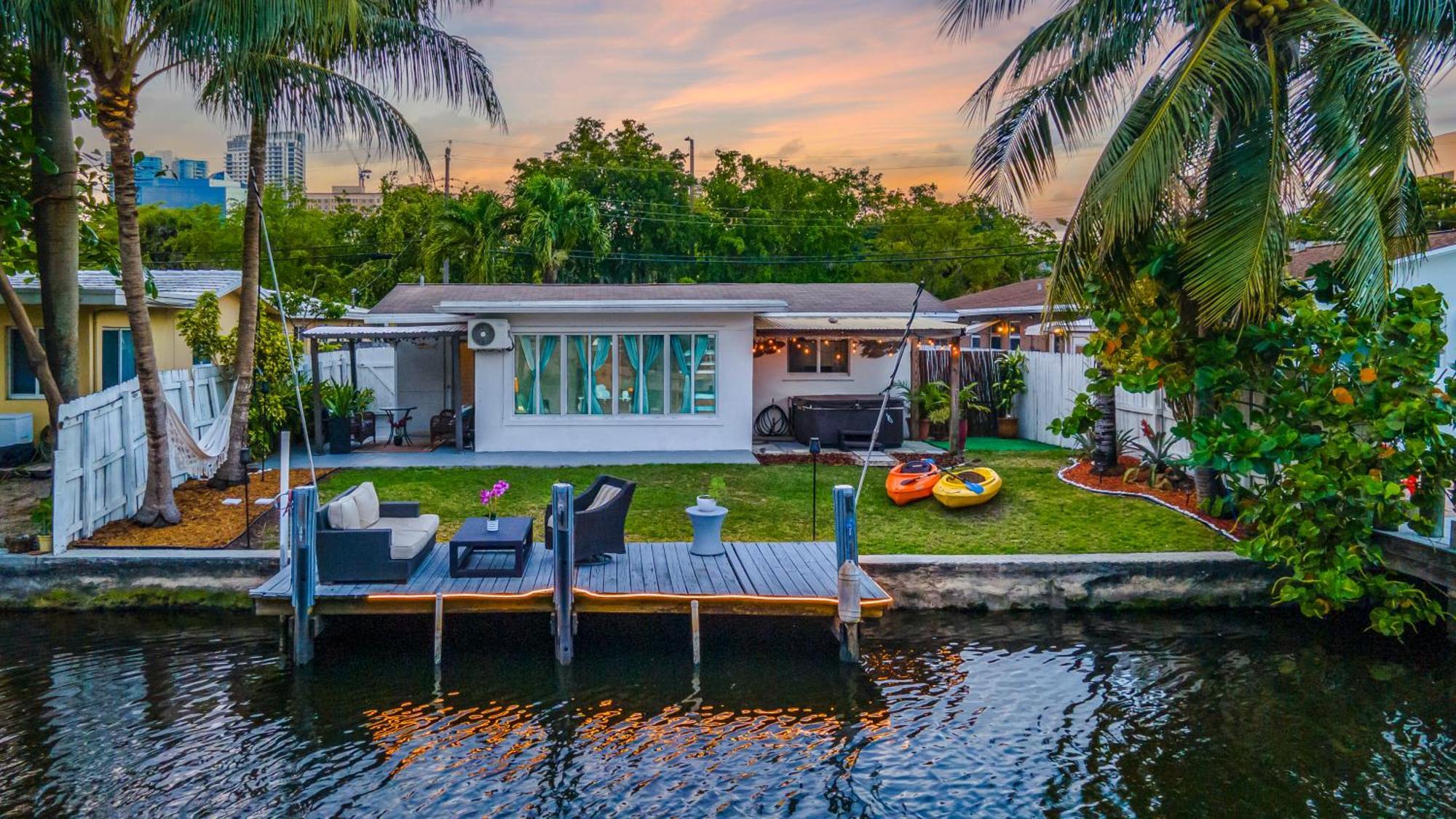 Riverwalk Villa I Private Dock & Hot Tub Fort Lauderdale Dış mekan fotoğraf